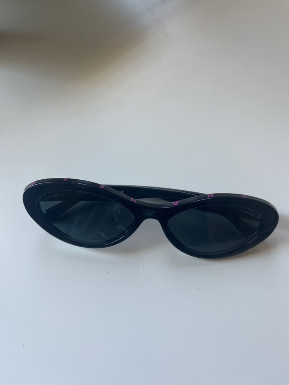 CHANEL 5416 Oval Logo Sunglasses